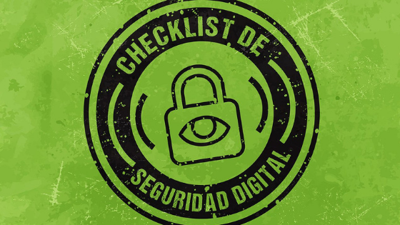 Checklist de seguridad digital ✅