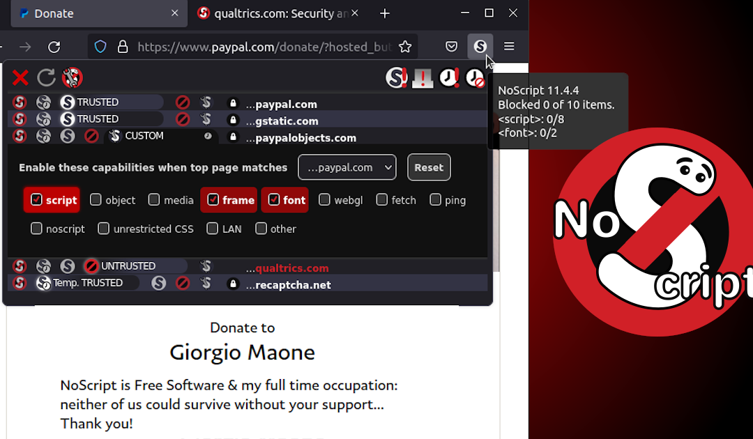 NoScript Security Suite
